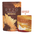 RYZE Mushroom Coffee + Caramel Creamer Set