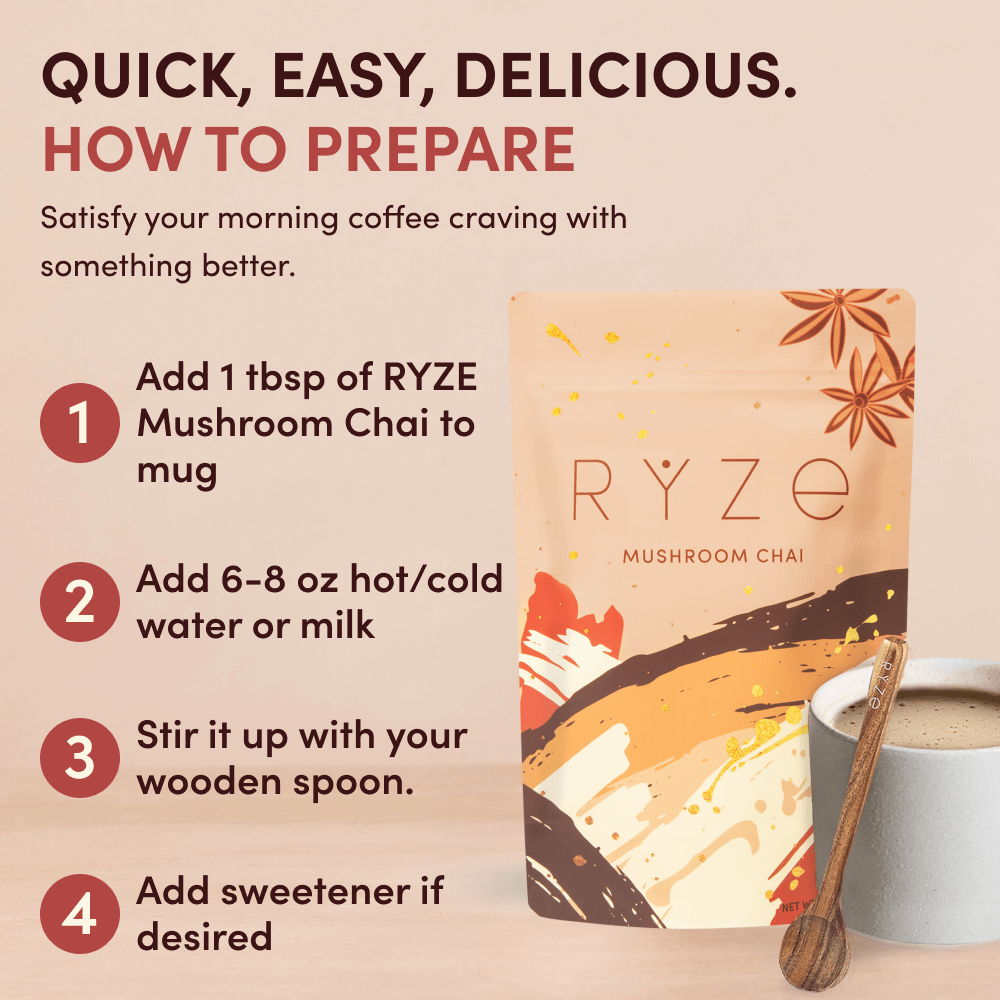RYZE Mushroom Chai (20 Servings)