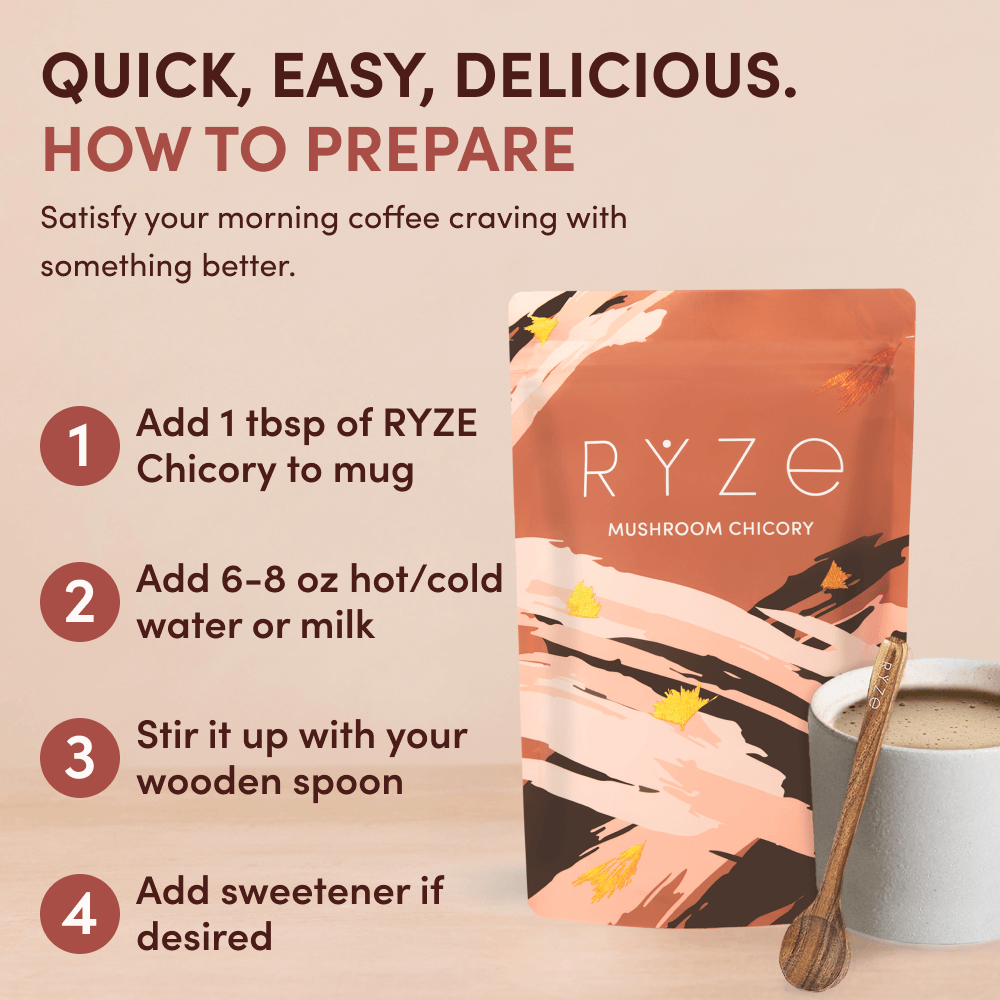 RYZE Mushroom Chicory (1 Pack - 30 Servings)