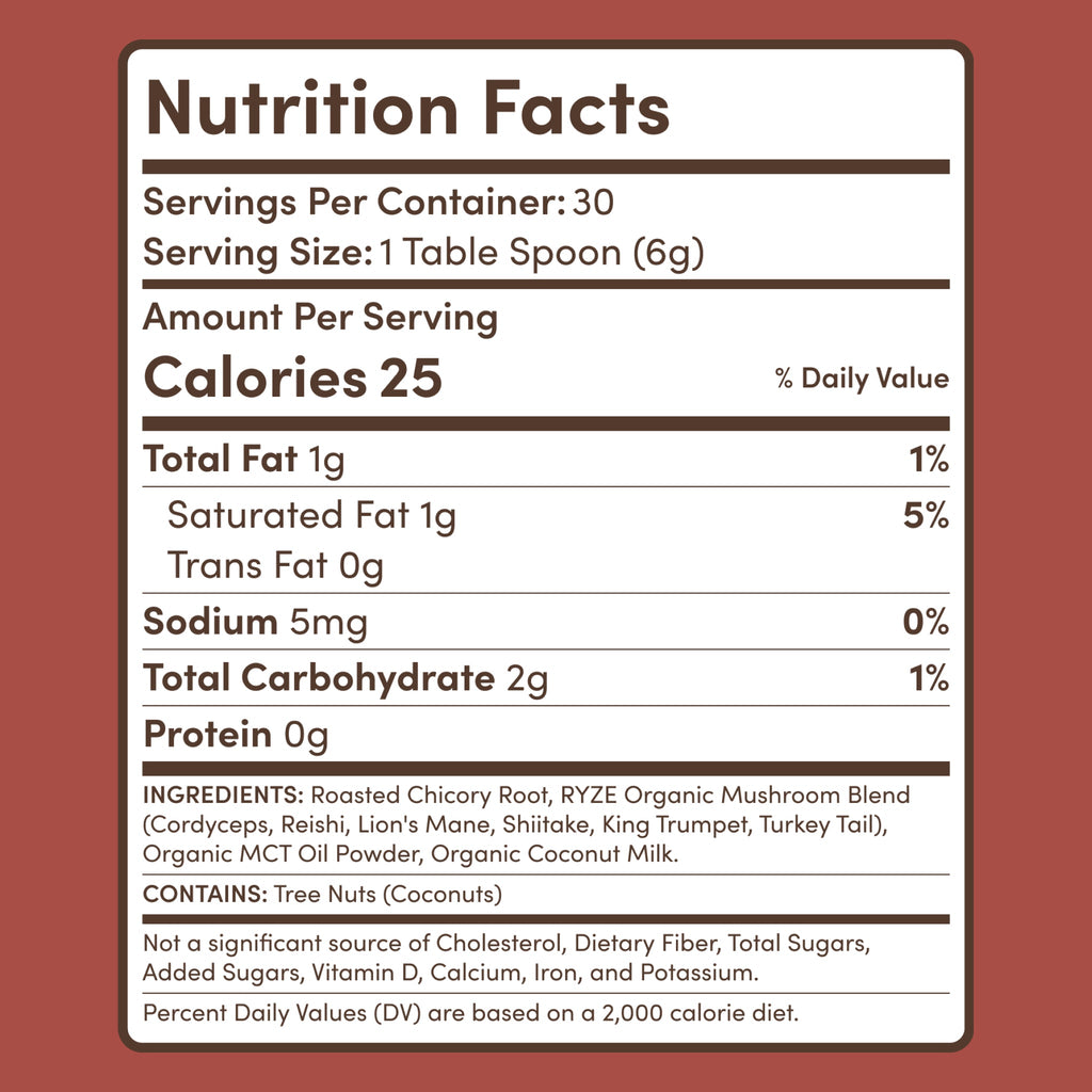 RYZE Mushroom Chicory (30 Servings)