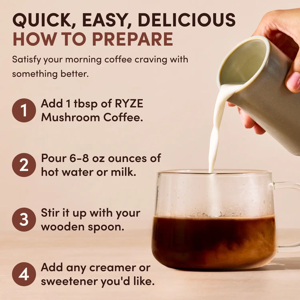 RYZE Mushroom Coffee 30 Servings