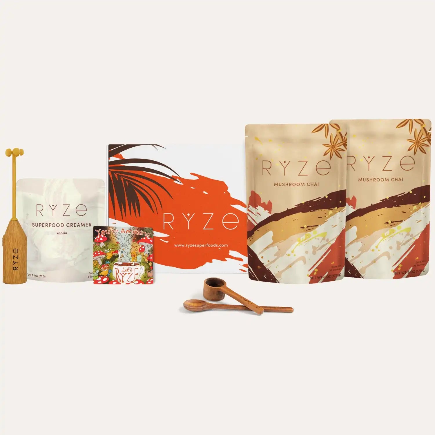 RYZE Mushroom Chai Starter Kit (40 Servings)