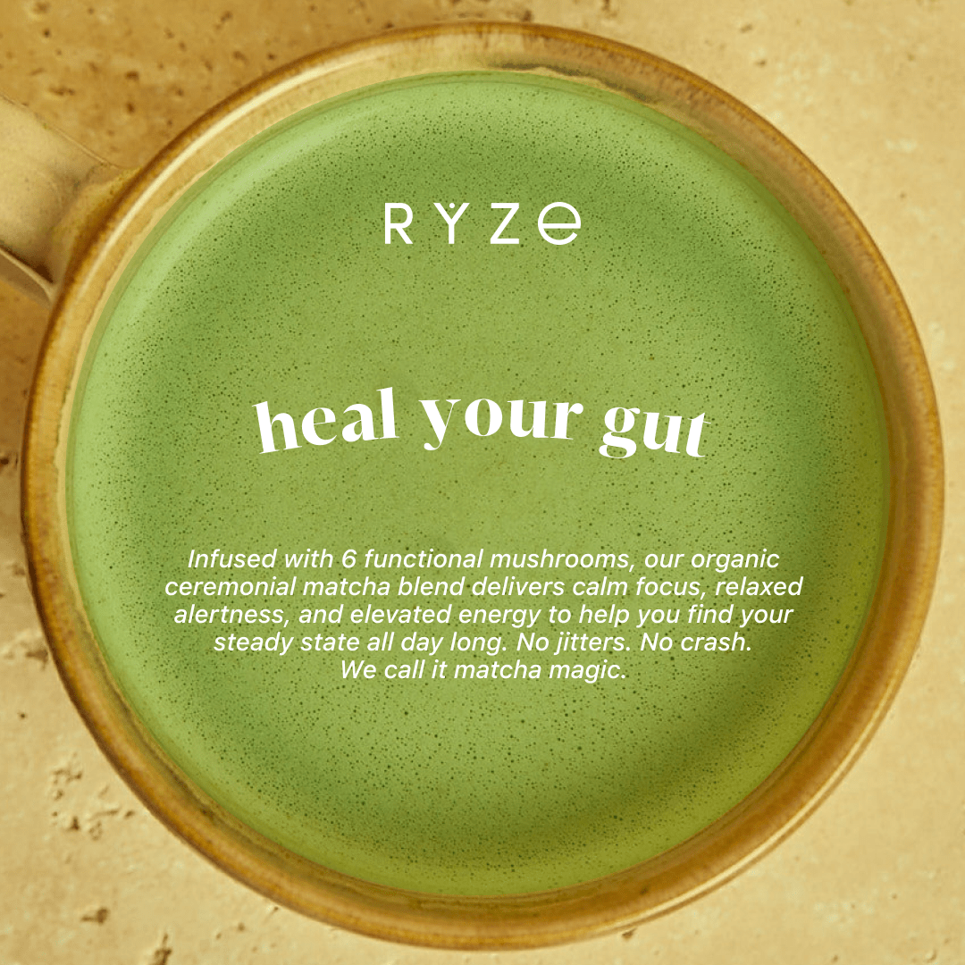 RYZE RYZE Organic Mushroom Matcha Starter Kit (60 servings)